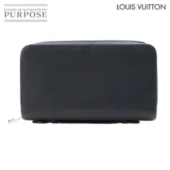 美品 ルイ ヴィトン LOUIS VUITTON タイガ ジッピーXL ラウンドファスナー 長財布 レザー ブルーマリーヌ M44276 Zippy XL 90322507