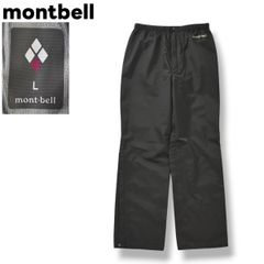 [정평] 몽벨 montbell 썬더 패스 팬츠 나일론 윈드 브레이커 레인 웨어 L 그레이 아웃도어 웨어 타운 유스 레저 액티비티 레이디스