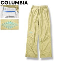 콜롬비아 COLUMBIA 옴니텍 OMNI-TECH 나일론 팬츠 립스톱 윈드 브레이커 M 베이지 아웃도어 웨어 타운 유스 레저 레이디스
