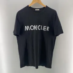 【中古】MONCLER フロントロゴ MAGLIA-T ブラック XL F20918C75910 △穴あり モンクレール[24]のサムネイル