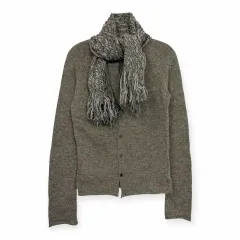 YOHJI YAMAMOTO ヨウジヤマモト パータン ニット カーディガンのサムネイル