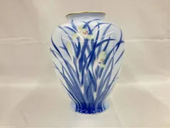 深川製磁 官窯染付 花瓶