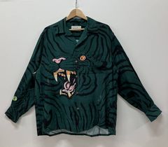 gakkin noko猫刺繍ナガソデシャツ black - メルカリ