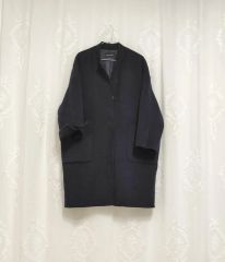 24年♡タグ付✨ミズイロインド Tailored Shirt JK ネイビー - メルカリ