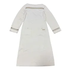 未使用 シャネル CHANEL チェーンポート カシミヤ ニット ワンピース P62956 #36 レディースのサムネイル