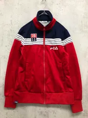 FILA GOLF フィラゴルフ ジップアップ ブルゾン トラック ジャケット sizeM/赤 ■■ レディース