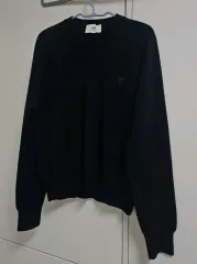 アミ スモールロゴ ネイビー ニット レディース 21SS 商品 ラージ (L)のサムネイル