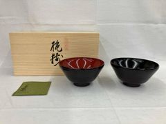 鈴木誠一郎 会津塗 漆器 紅布着 合鹿椀 2個セット - メルカリ