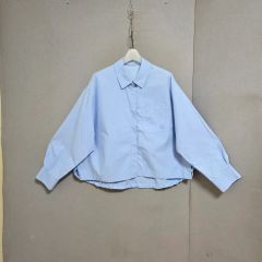 マカフィー トゥモローランド 24SS コットンブロード コクーンシャツ M