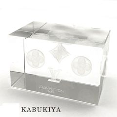 LOUIS VUITTON モノグラム クリスタル ペーパーウェイト オブジェ