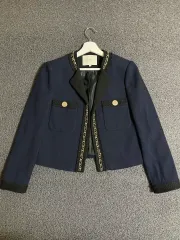maje マージュ ネイビー チェーン ツイード ジャケットのサムネイル