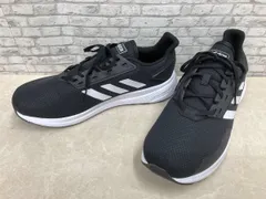 adidas アディダス DURAMO9 WIDE デュラモ 9 ワイド BB7953 スニーカー 28cm ブラック×ホワイト