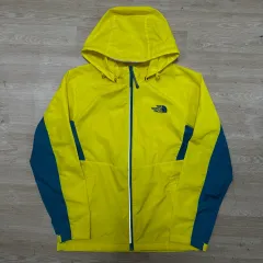THE NORTH FACE ザノースフェイス ィェロー ウィンドブレーカー フード ジャケット
