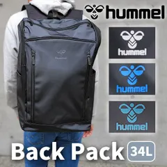 hummel ヒュンメル トップオープン 34L リュック リュックサック 学生 部活 部活バッグ バックパック 遠征 撥水 メンズ スポーツバッグ 通学 黒 白 青 緑 PCのサムネイル