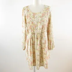オリーブデオリーブ OLIVE des OLIVE マタニティ ワンピース ミニ 授乳服 花柄 オフホワイト ベージュ M *T892のサムネイル