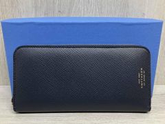 よっしー様専用 SMYTHSON(スマイソン)／長財布 ネイビーワインレッド
