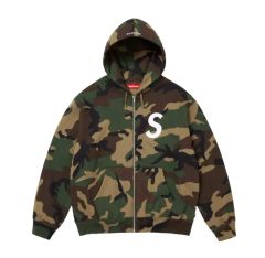 Supreme 迷彩 ジップアップパーカー - メルカリ
