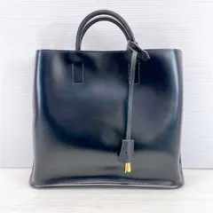 ■ PIENI レザー ＆ PVC  ハンドバッグ ブラック 中古品 ■のサムネイル