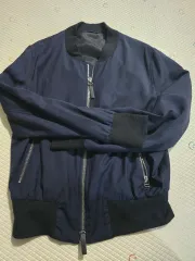 アミ 正規品 ネイビー ブルゾン アウター Mのサムネイル