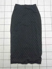 ◇ Θ 神戸レタス KOBE LETTUCE M3919 ドット柄タイトスカート ブラック系 レディース M E  【1603230018389】のサムネイル