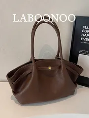 バッグ レディース ショルダーバッグ 1個 無地 PUレザー ワンショルダーバッグ、レディース ヴィンテージ ファッション 大容量 ハンドバッグ デュアルハンドル スナップ式クロージャー、旅行、ショッピング、デート