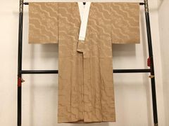 平和屋着物○振袖用長襦袢 無双仕立て 花地紋 半衿刺繍 正絹 逸品