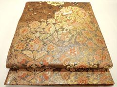 平和屋着物●長襦袢　無双仕立て　地紋起こし　花地紋　正絹　逸品　未使用　AABH4154ph 平和屋着物○振袖用長襦袢 無双仕立て 花地紋 半衿刺繍 正絹 逸品