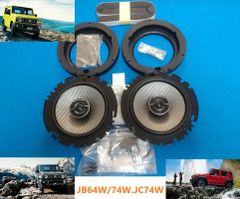 ⑤スズキ 現ジムニー・シエラ・ノマド　 社外Fスピーカー+ブラケット 新品送料込 スズキ 現ジムニー・シエラ・ノマド 社外Fスピーカー+ブラケット 新品