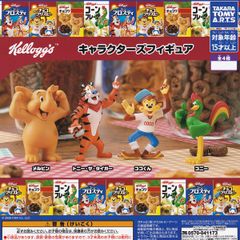 [풀 컴프] 켈로그 캐릭터 피규어 [전 4 종 세트] 다카라 토미 아트 Kelloggs 동물 상품 피규어 가챠 가챠 캡슐 토이 즉납 재고품 무료 배송 추적 있음