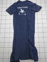 ◇ ⊂ チャンピオン Champion リバースウィーブ LAKE TAHOE ロングTシャツワンピース レディース M ネイビー系 E  【1603230020894】のサムネイル