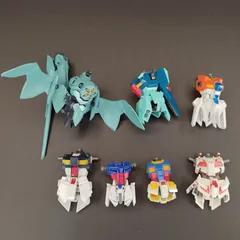 ガンプラ【未検品/ジャンク、パーツ取り用】 1/144 胴体・腰パーツ　バクト・リ・ガズィ等胴体・腰パーツ　バクト・リ・ガズィ等 不揃い難ありまとめ売り 汚れホコリ破損欠品あり バンダイ ガンダム 完成品 組立済み Gunpla 2449