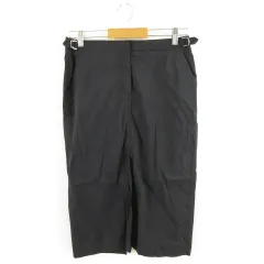 マレーラ MARELLA ESSENTIALS スカート ミモレ丈 スリット 黒 42 *A197 のサムネイル