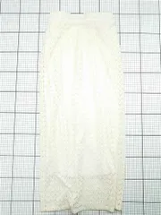 ◇ Θ N. エヌナチュラルビューティーベーシック 166-5120353 レースタイトスカート アイボリー系 M レディース E  【1604030020886】のサムネイル