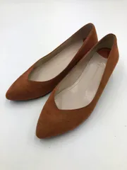 WA ORiental TRafficダブルエー オリエンタルトラフィック スエード ローヒール パンプス size38/茶 ■■ レディース