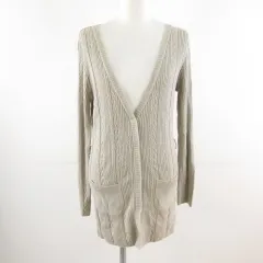 ボディドレッシングデラックス BODY DRESSING Deluxe ニットカーディガン 長袖 グレージュ 38 *T52のサムネイル