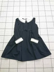 ◇ Θ エニィファム anyFAM キッズ長袖ワンピース 110 ネイビー系 子供服 E  【1604030024716】のサムネイル