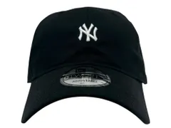 【新品】NEWERA (ニューエラ) 9TWENTY ミニロゴ MLB ニューヨーク ヤンキース YANKEES ベースボールキャップ 60675528 F ブラック×ホワイト メンズ/028