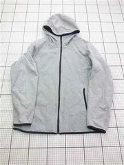 ◇ ⊇ ユニクロ UNIQLO フリースフルジップパーカー グレー系 XL メンズ E  【1604030025003】