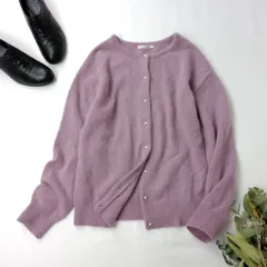 le.coeur blanc ルクールブラン パール釦付きチャイニーズラクーンカーディガン /26Fのサムネイル