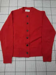 ◇ ⊇ ヒューマンウーマン human woman ウールカシミヤカーディガン レッド系 M レディース E  【1604080000265】