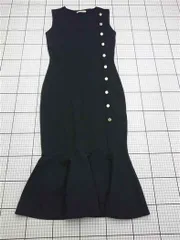◇ ⊂ アンビエント Ambient CUVA0223 ノースリーブマーメイドワンピース ブラック系 レディース E  【1604080001873】のサムネイル