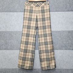 美品】バーバリー チルドレン ノバチェック 長ズボン ワイドパンツ 6Y