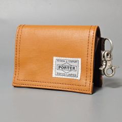極美品】ポーター porter 3つ折り財布 フリースタイル キャメル - メルカリ