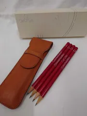 OMEGA 150th Anniversary レザー筆箱 鉛筆4本 - メルカリ