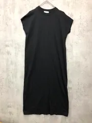 ■a day in the life アデイインザライフ ユナイテッドアローズ コットン フレンチ スリーブT ワンピース sizeM/黒 ■◆ レディース