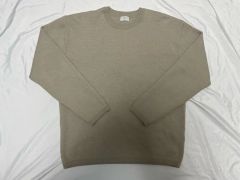 23AW サンドウォーター ボートネック タック編み ボーダー ニット