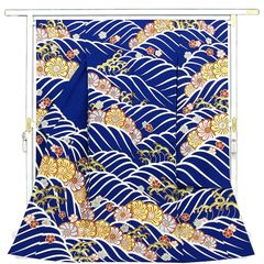 記念感謝祭【仕立無料】☆京友禅伝統工芸手描き美術白上げ友禅多色染