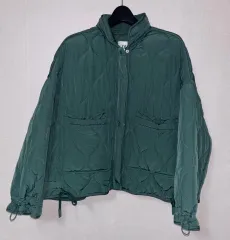ZARA キルティング クロップド ダウン ジャケット