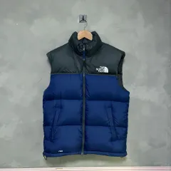 THE NORTH FACE ザノースフェイス ヌプシ 700 グースダウン ダウン ベスト グレー ネイビー