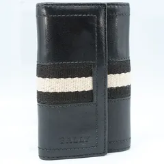 BALLY バリー 6連 キーケース 鍵 Black ブラック 黒 ホワイト 白 メンズ 男性のサムネイル